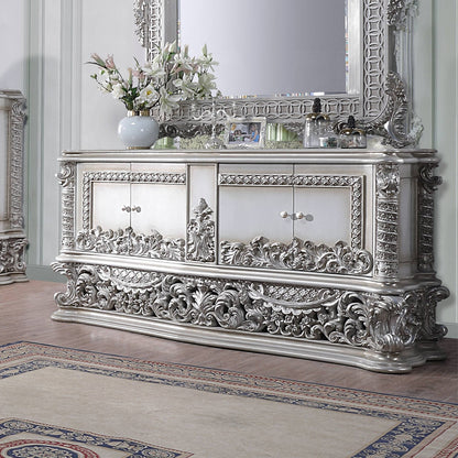 ACME Valkyrie Dresser, Antique Platinum Finish