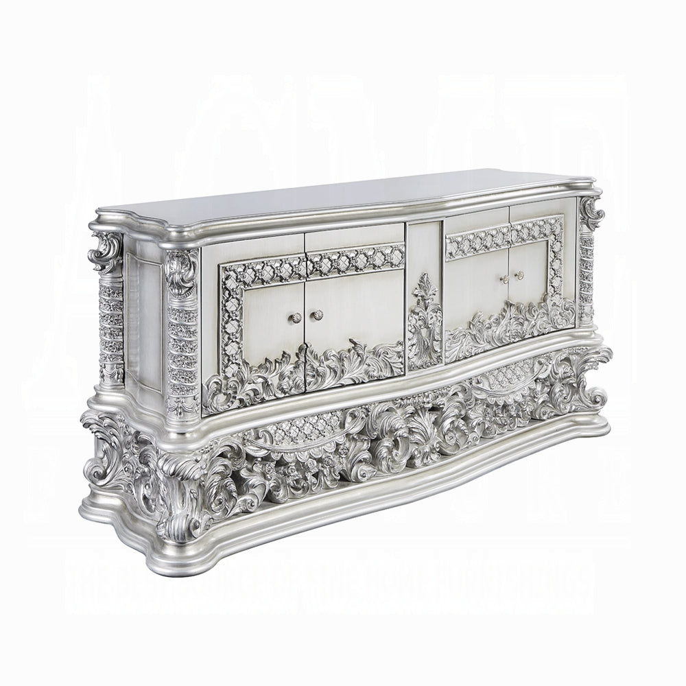 ACME Valkyrie Dresser, Antique Platinum Finish