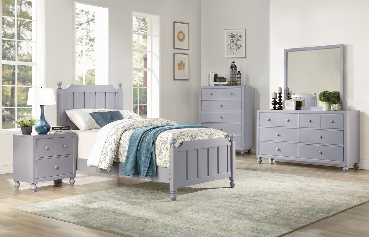Homelegance Dresser Gray Traditional Modern Farmhouse Inspired Wellsummer 1803GY-4