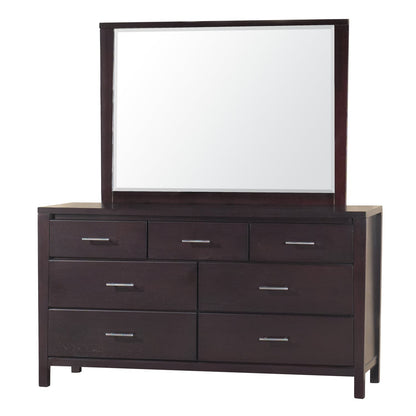 Modus Nevis 4PC Twin Storage Bedroom Set w Nightstand in Espresso