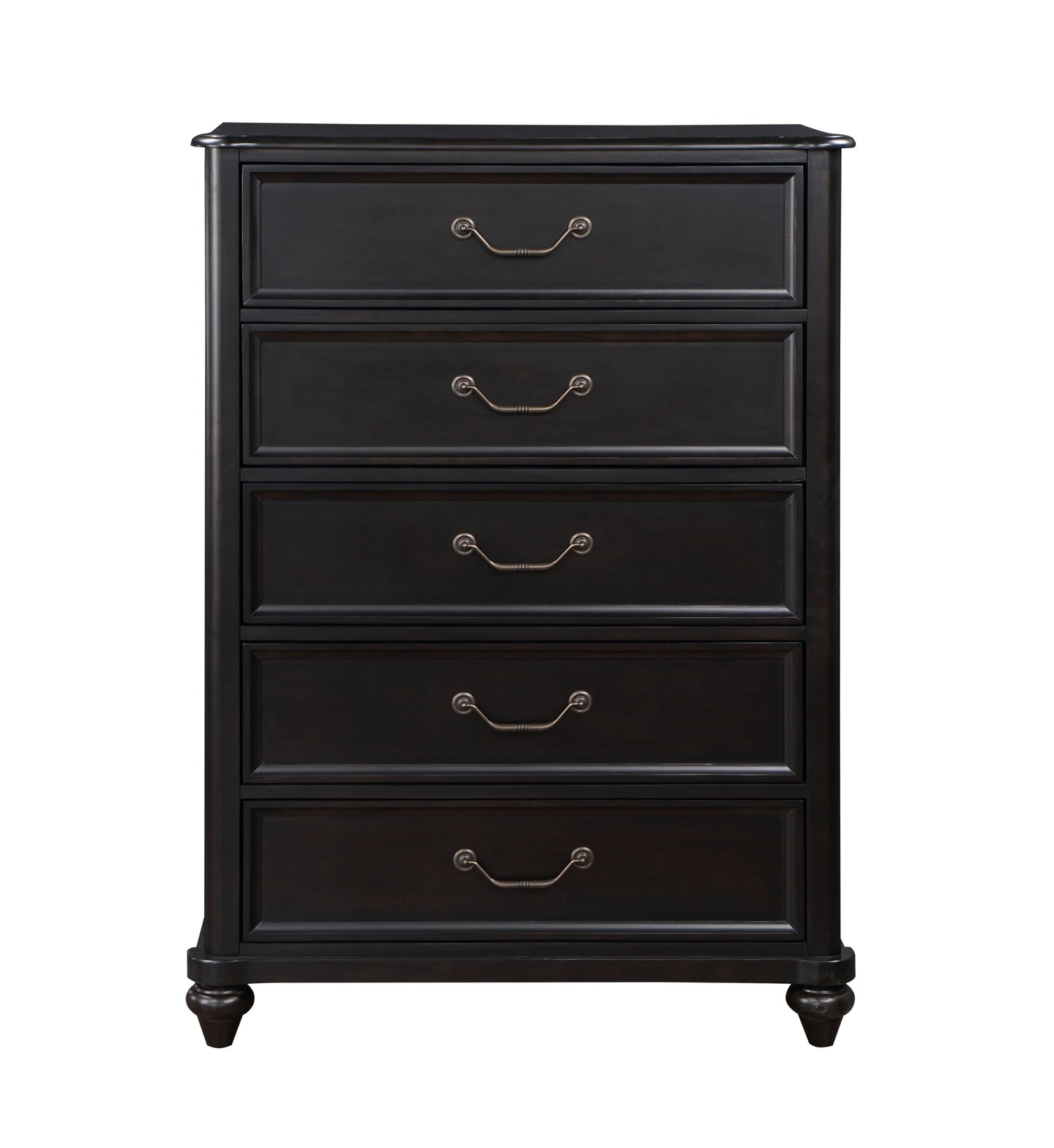 Homlegance Chest Herman Collection In Charcoal Brown Finish