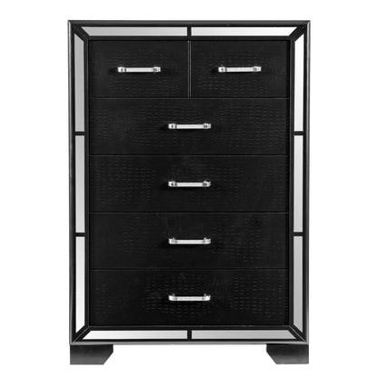 Homlegance Chest Aveline Collection In Black Finish