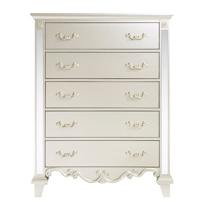 Homlegance Chest Ever Collection In Champagne Finish