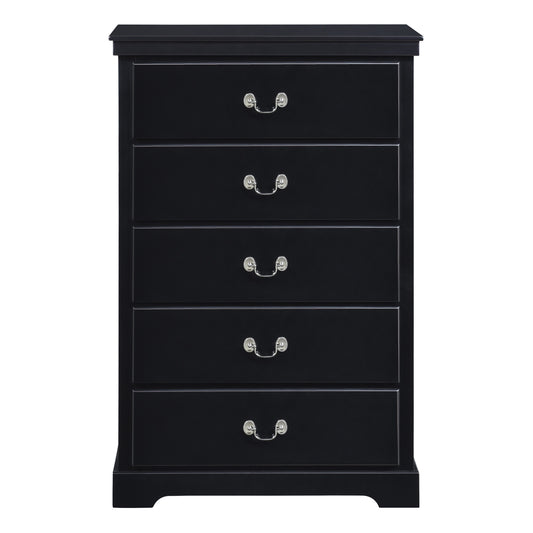 Homlegance Chest Seabright Collection In Black Finish