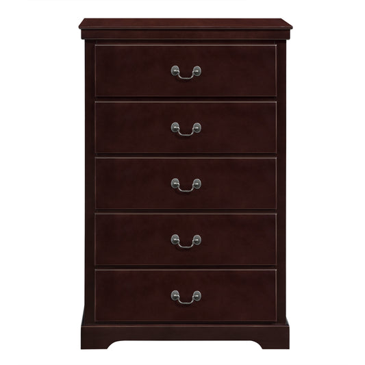 Homlegance Chest Seabright Collection In Cherry Finish