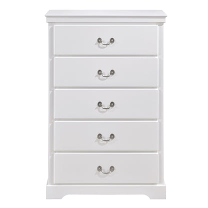 Homlegance Chest Seabright Collection In White Finish