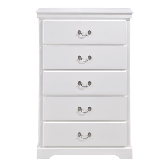 Homlegance Chest Seabright Collection In White Finish