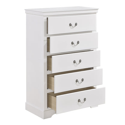 Homlegance Chest Seabright Collection In White Finish