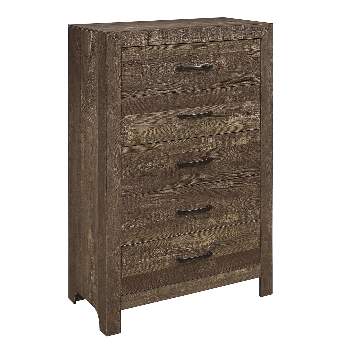 Homlegance Chest Corbin Collection In Rustic Brown Finish