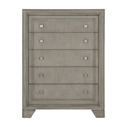 Homlegance Chest Colchester Collection In Driftwood Gray Finish