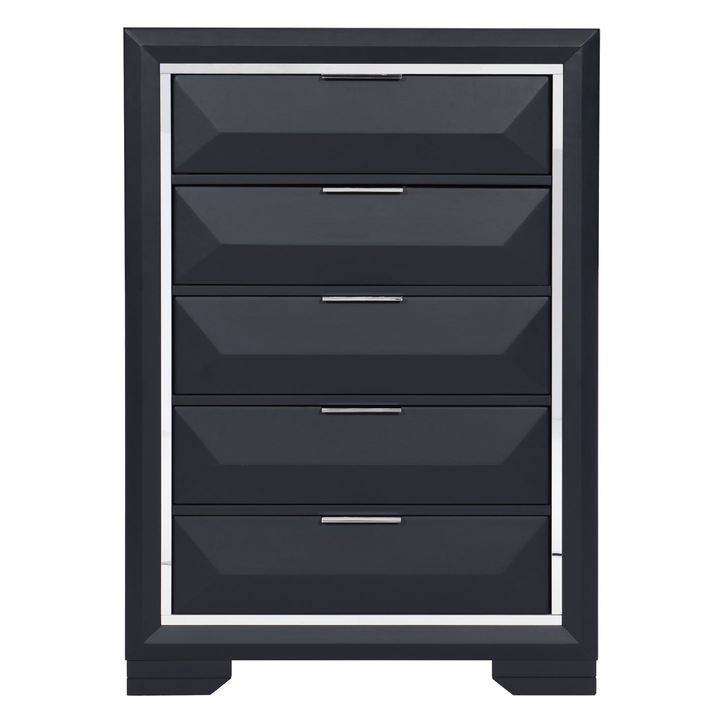 Homlegance Chest Rosemont Collection In Midnight Blue  Finish