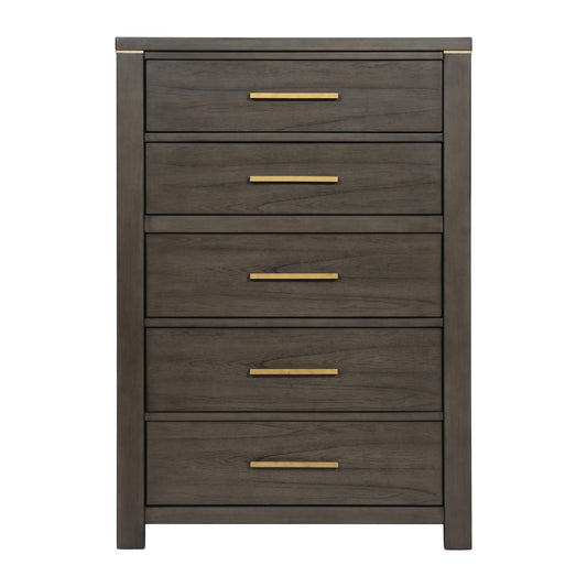 Homlegance Chest Scarlett Collection In Brownish Gray Finish