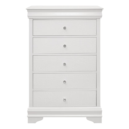 Homlegance Chest Lana Collection In White Finish