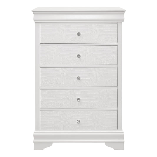 Homlegance Chest Lana Collection In White Finish