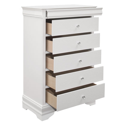 Homlegance Chest Lana Collection In White Finish