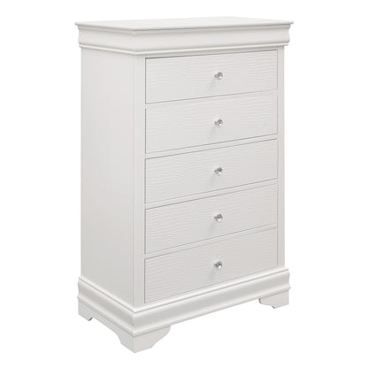 Homlegance Chest Lana Collection In White Finish