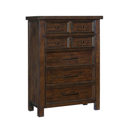 Homlegance Chest Logandale Collection In Brown Finish