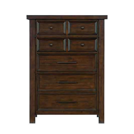 Homlegance Chest Logandale Collection In Brown Finish