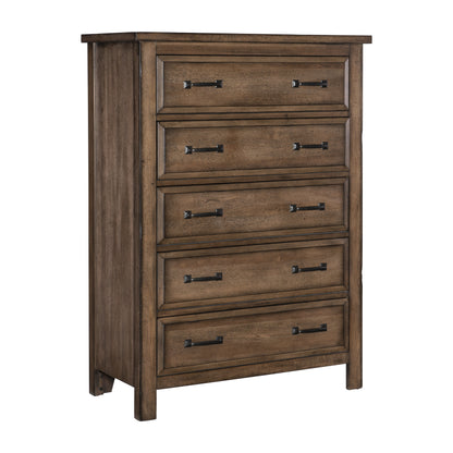 Homlegance Chest Brevard Collection In Light Brown Finish