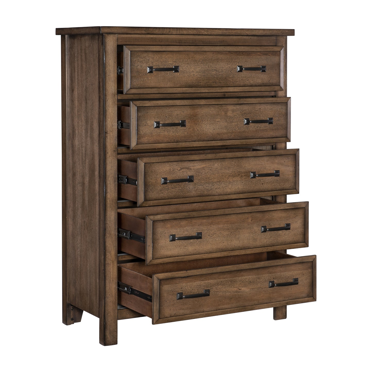 Homlegance Chest Brevard Collection In Light Brown Finish