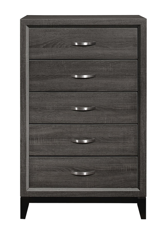 Homlegance Chest Davi Collection In Gray Finish