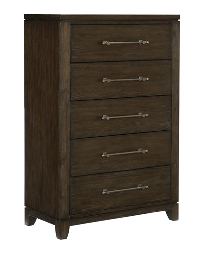 Homlegance Chest Griggs Collection In Dark Brown Finish