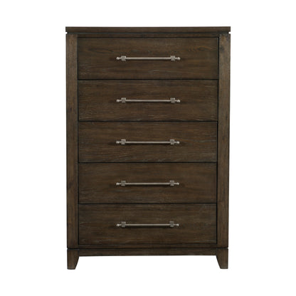 Homlegance Chest Griggs Collection In Dark Brown Finish