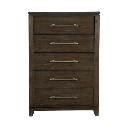 Homlegance Chest Griggs Collection In Dark Brown Finish