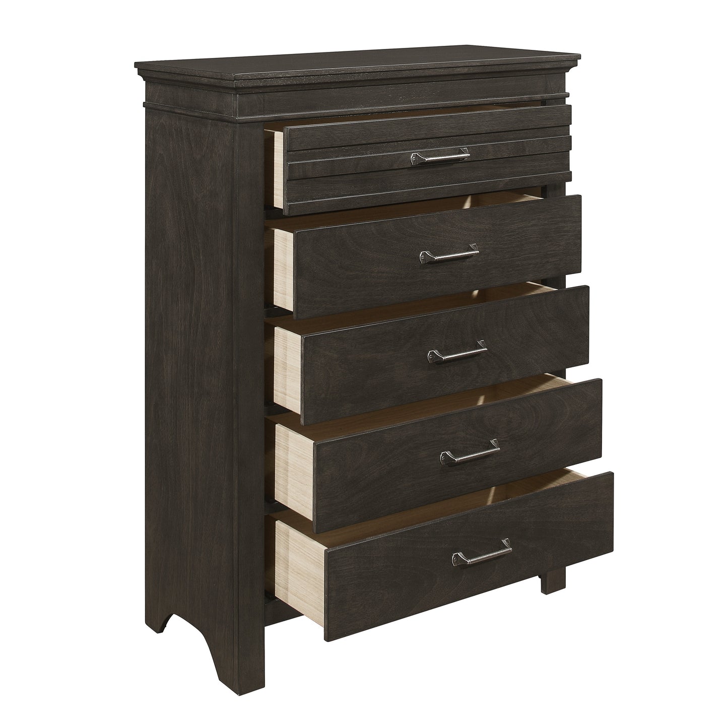 Homlegance Chest Blaire Farm Collection In Charcoal Gray Finish