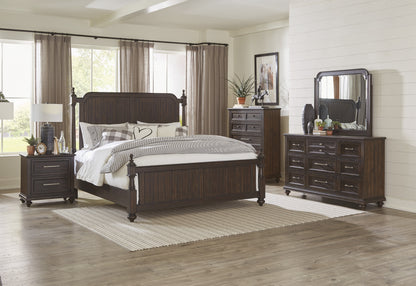 Homlegance Chest Cardano Collection In Driftwood Charcoal Finish