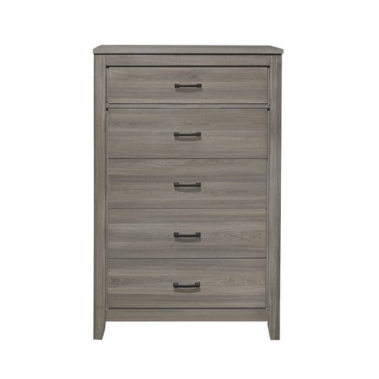 Homlegance Chest Waldorf Collection In Dark Gray Finish