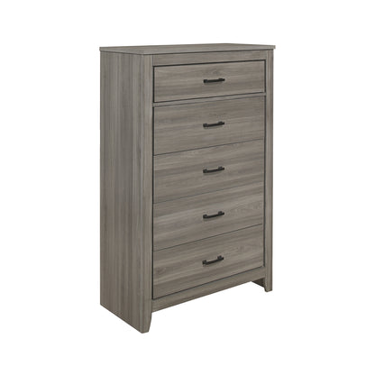 Homlegance Chest Waldorf Collection In Dark Gray Finish