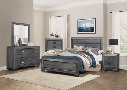 Homlegance Chest Beechnut Collection In Gray Finish