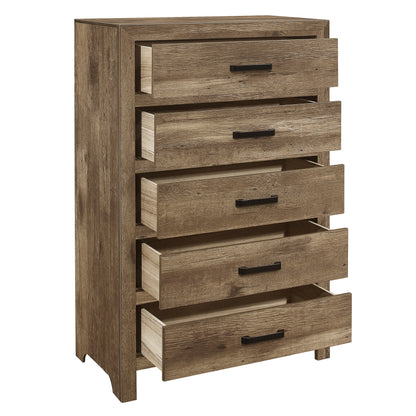 Homlegance Chest Mandan Collection In Weathered Pine Finish