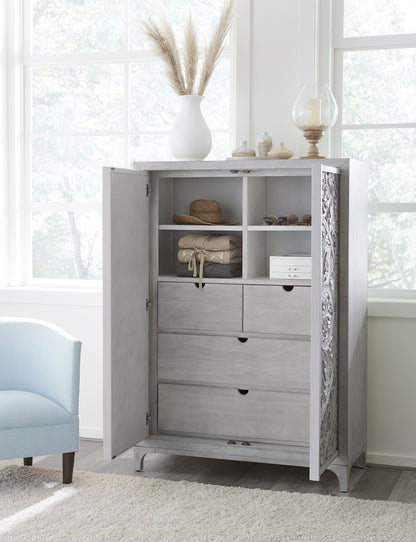 Modus Boho Chic wardrobe Chest in Washed White