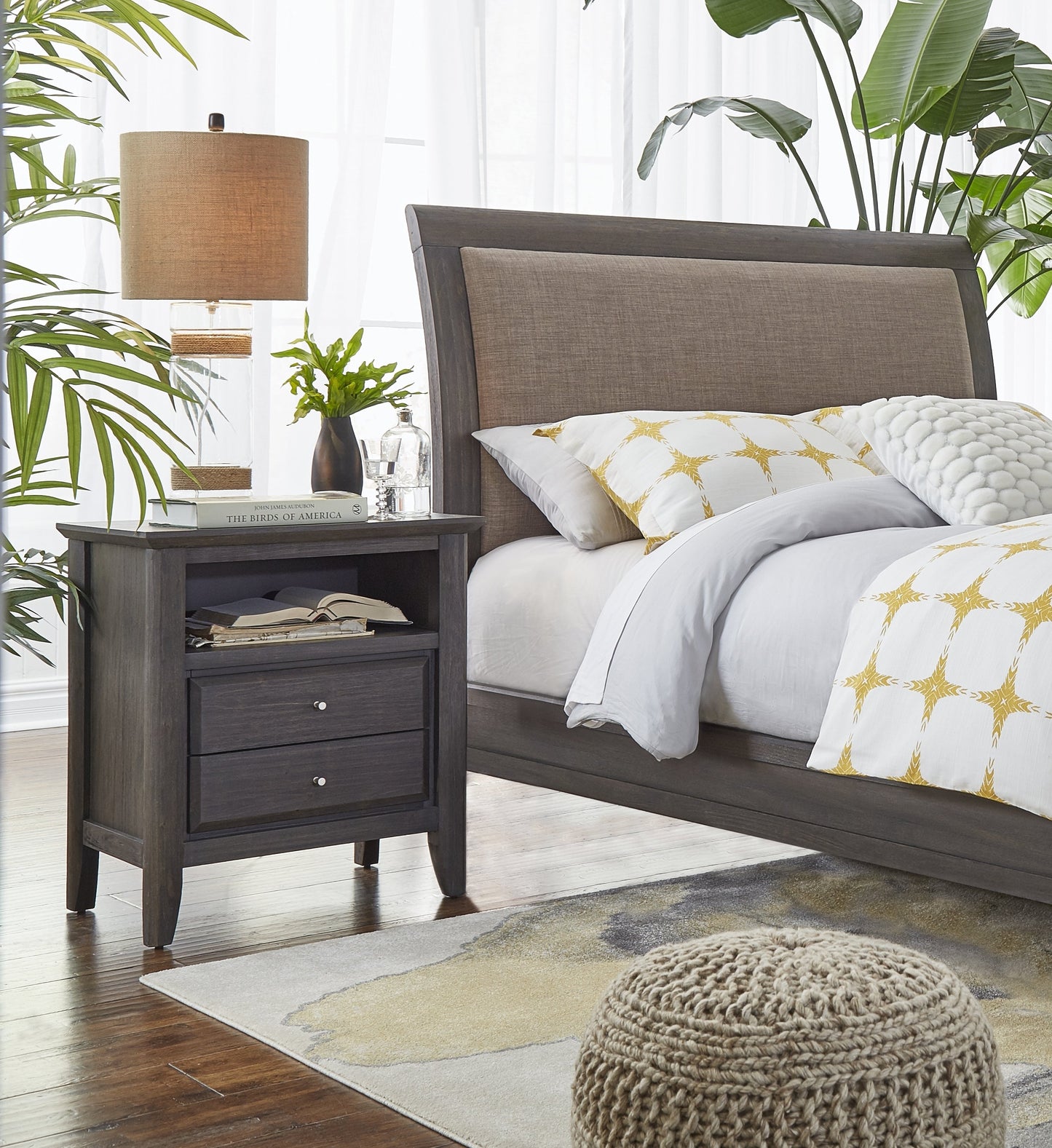 Modus City II Nightstand in Dolphin