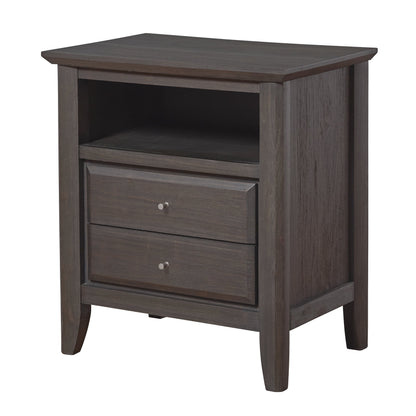 Modus City II 5PC Full Bedroom Set w 2 Nightstand in Dolphin