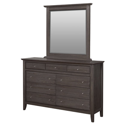 Modus City II 5PC Full Bedroom Set w 2 Nightstand in Dolphin