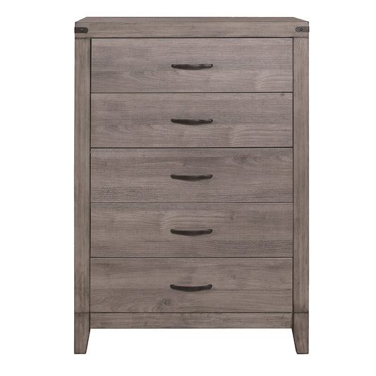 Homlegance Chest Woodrow Collection In Brownish Gray Finish