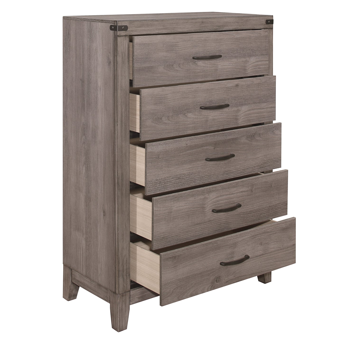 Homlegance Chest Woodrow Collection In Brownish Gray Finish