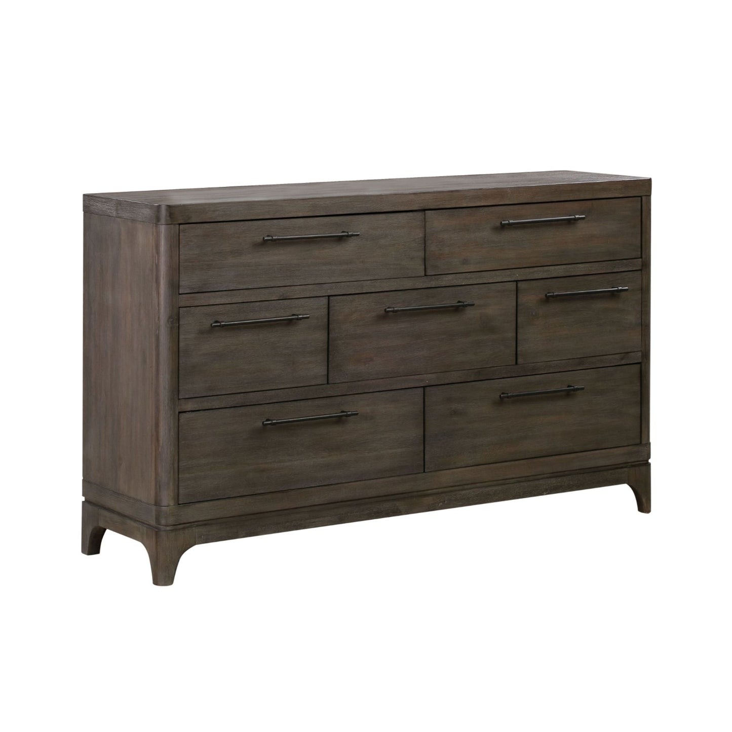 Modus Cicero Seven-Drawer Dresser in Rustic Latte