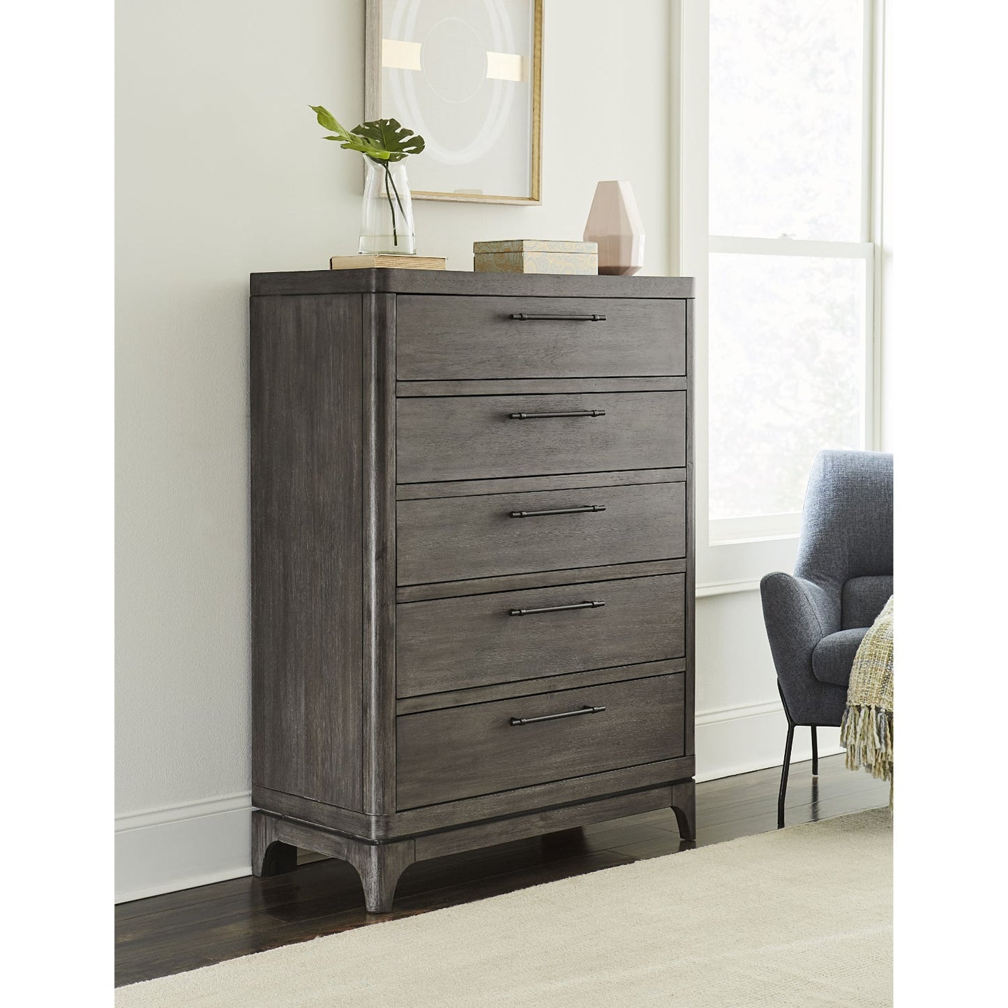 Modus Cicero Five drawer Chest in Rustic Latte