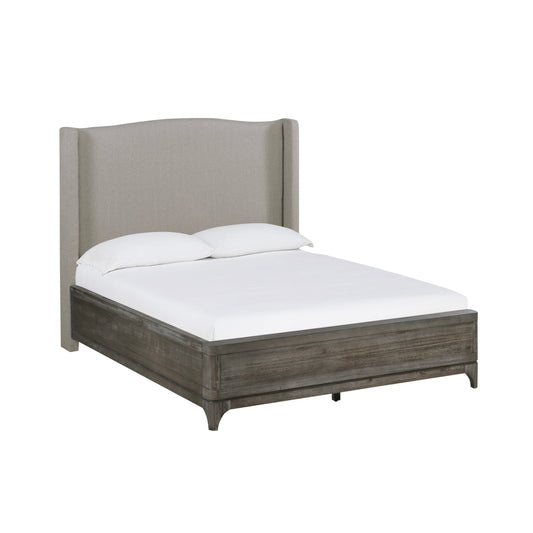 Modus Cicero Queen Upholstered Bed in Rustic Latte