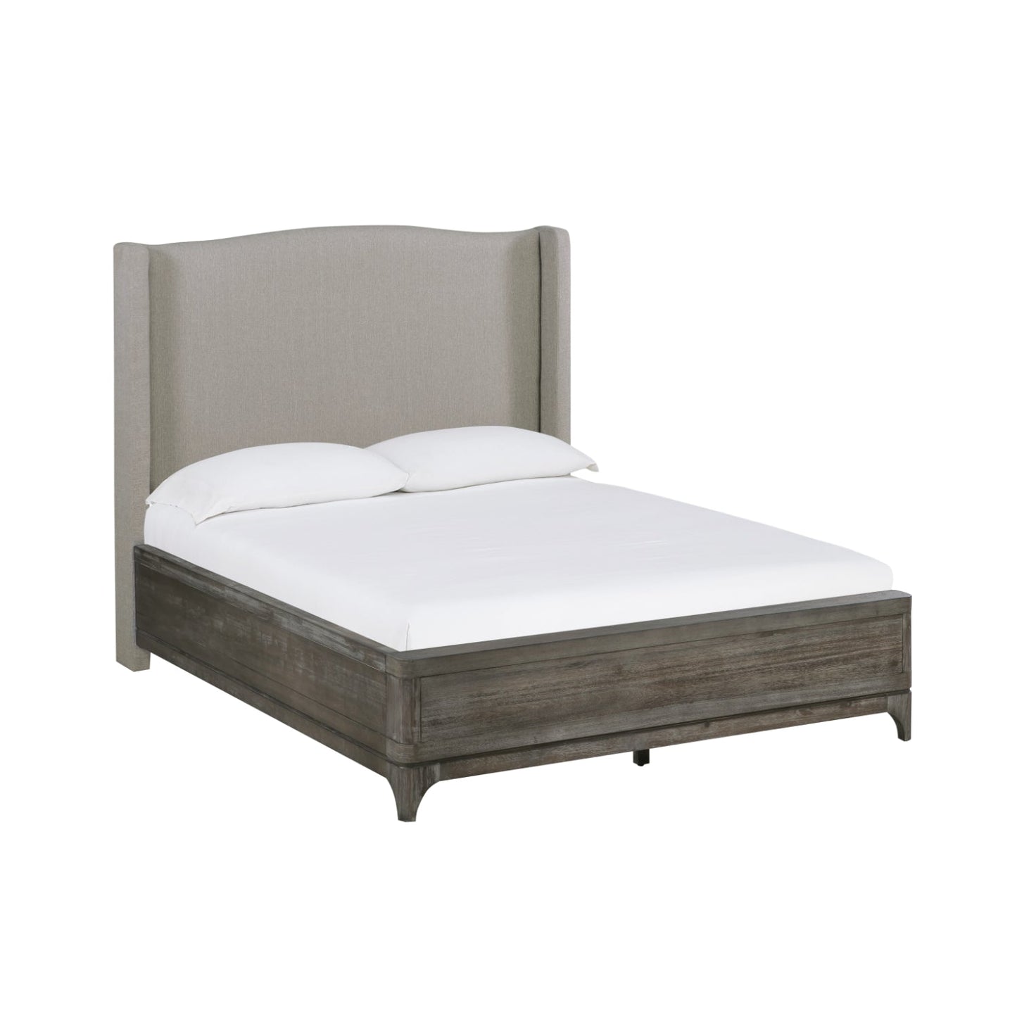 Modus Cicero King Upholstered Bed in Rustic Latte