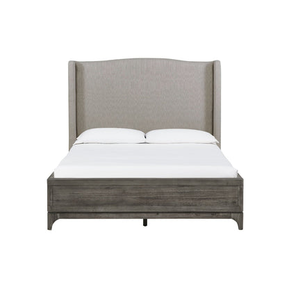 Modus Cicero King Upholstered Bed in Rustic Latte