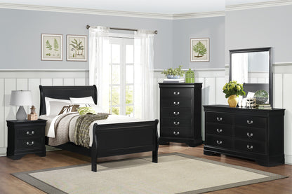 Homlegance Chest Mayville Collection In Black Finish