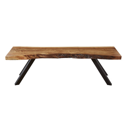 Modus Reese Solid Wood Dining Bench in Natural Acacia