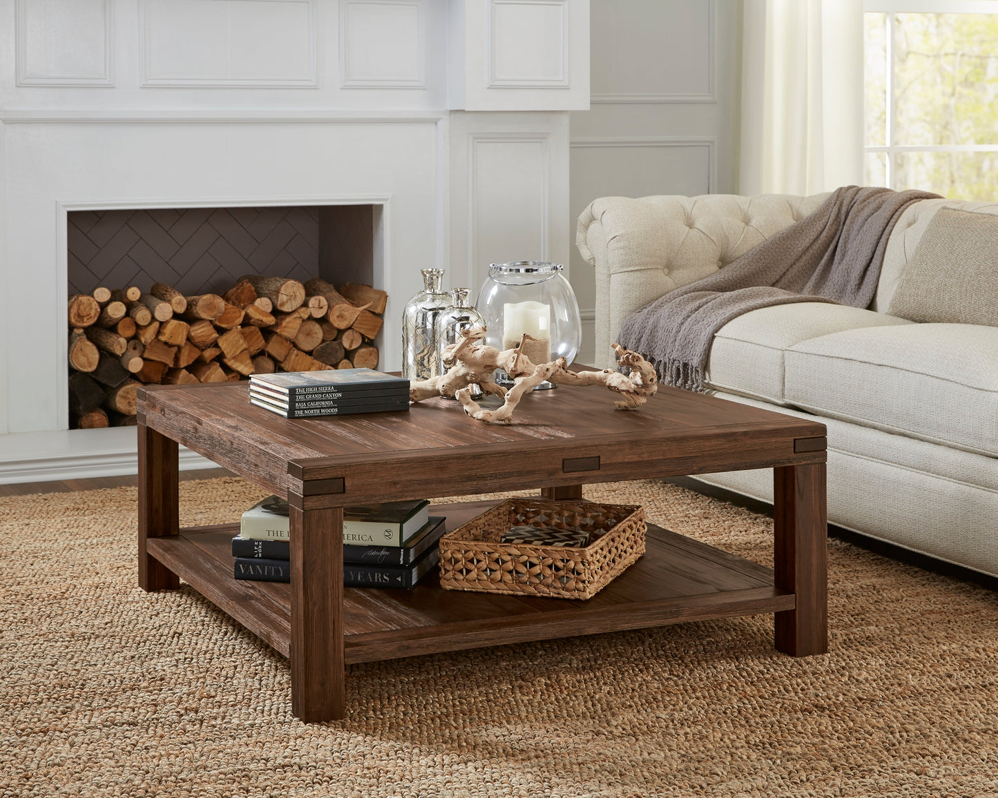 Modus Meadow Coffee Table in Brick Brown