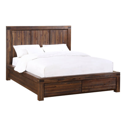 Modus Meadow Full Storage Bed in Brick Brown