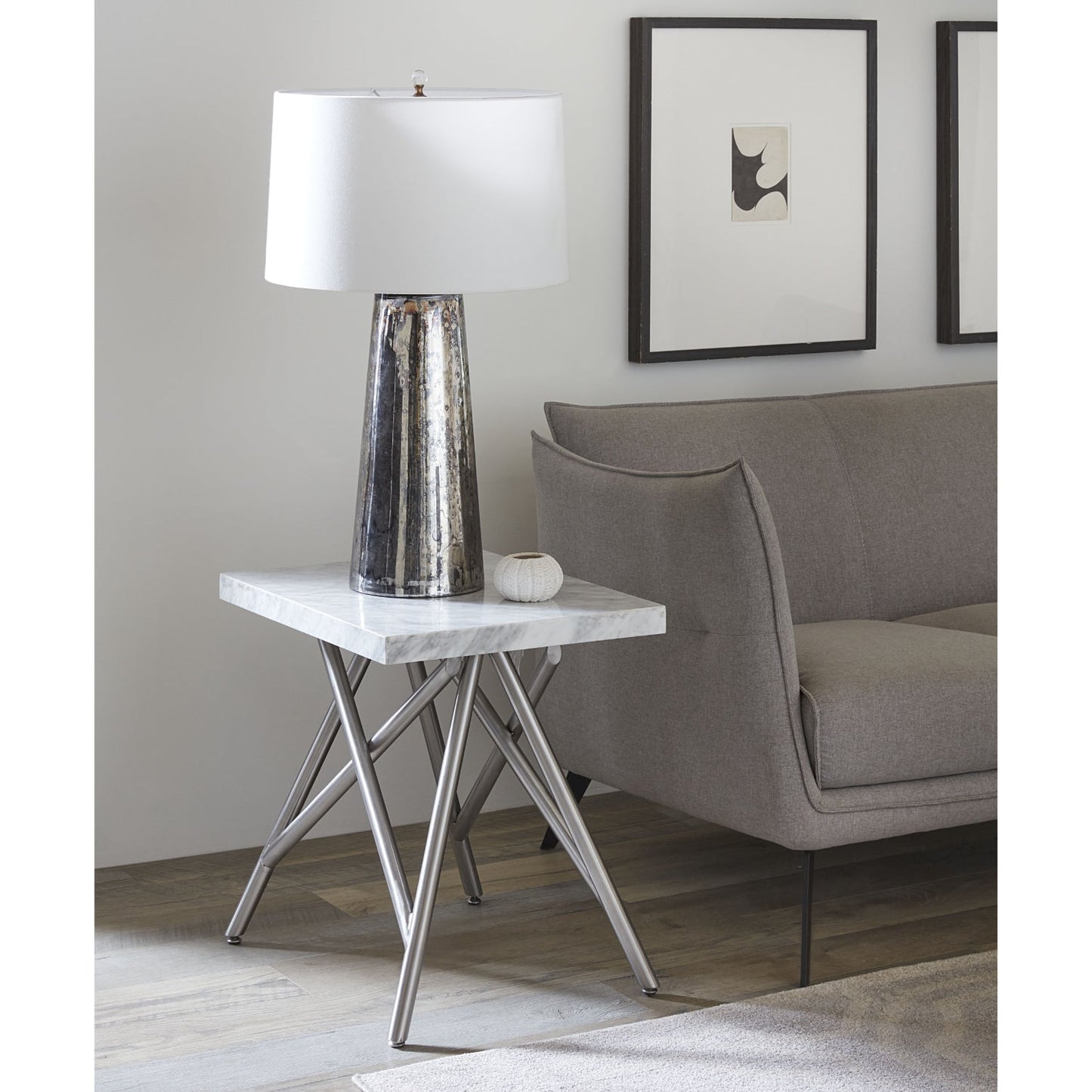 Modus Coral 2PC Coffee & End Table in Marble